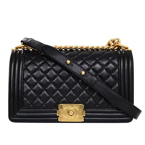 chanel boy bag black metal|chanel boy bag old medium.